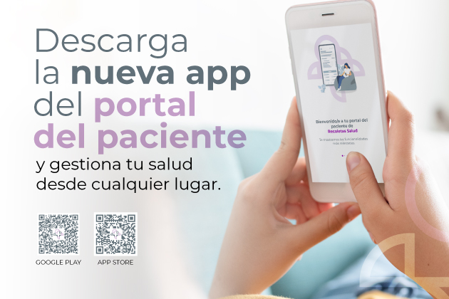 Descarga la nueva app del portal del paciente